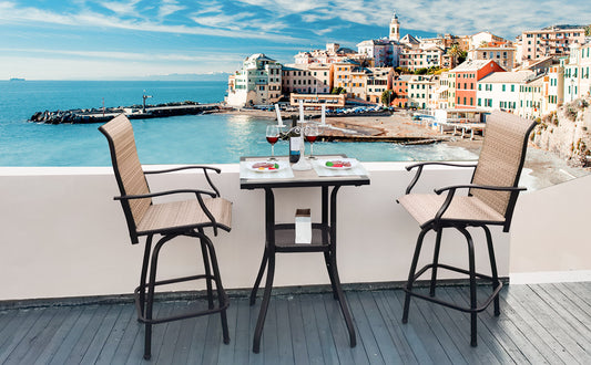 MEOOEM Patio Bar Table - The Best Counter Height Table for Outdoor Entertaining